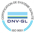 Certification de Système Qualité - DNV-GL - ISO 9001